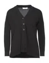 Alpha Studio Woman Cardigan Black Size 8 Viscose, Polyamide, Elastane