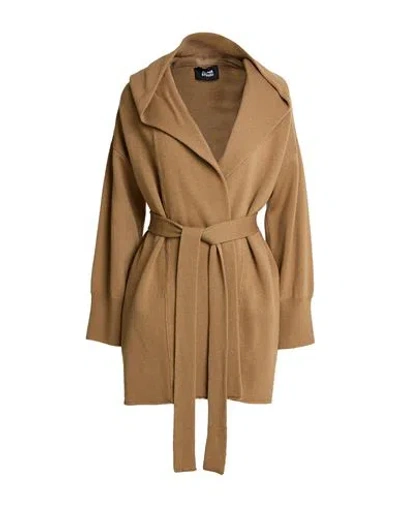 Alpha Studio Woman Cardigan Camel Size 6 Virgin Wool In Beige