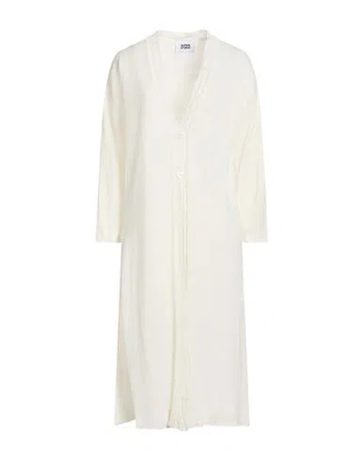Alpha Studio Woman Cardigan Ivory Size 8 Hemp In White