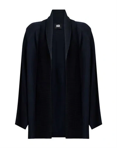 Alpha Studio Woman Cardigan Midnight Blue Size 2 Wool