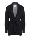 Alpha Studio Woman Cardigan Midnight Blue Size 8 Cotton