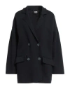 Alpha Studio Woman Cardigan Midnight Blue Size 8 Wool