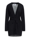Alpha Studio Woman Cardigan Navy Blue Size 8 Cotton