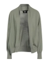 Alpha Studio Woman Cardigan Sage Green Size 10 Cashmere