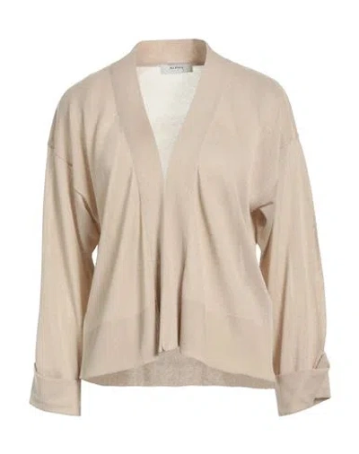 Alpha Studio Woman Cardigan Sand Size 6 Polyamide, Polyester In Beige
