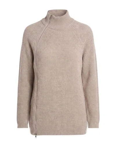 Alpha Studio Woman Cardigan Taupe Size 6 Wool, Cashmere In Gray