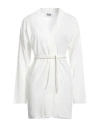 Alpha Studio Woman Cardigan White Size 10 Cotton