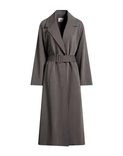 Alpha Studio Woman Coat Grey Size 6 Polyester, Viscose, Wool, Elastane In Gray