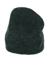 Alpha Studio Woman Hat Dark Green Size Onesize Mohair Wool, Polyamide