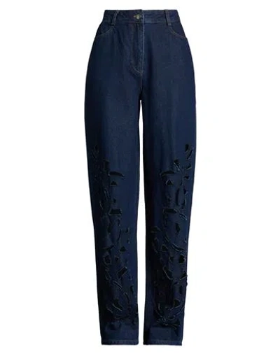 Alpha Studio Woman Jeans Blue Size 28 Cotton