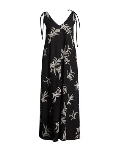 Alpha Studio Woman Maxi Dress Black Size 10 Cotton