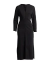 Alpha Studio Woman Maxi Dress Black Size 10 Viscose, Polyamide, Elastane