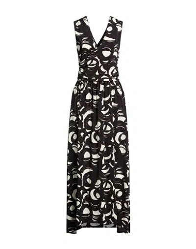 Alpha Studio Woman Maxi Dress Black Size 12 Viscose, Elastane