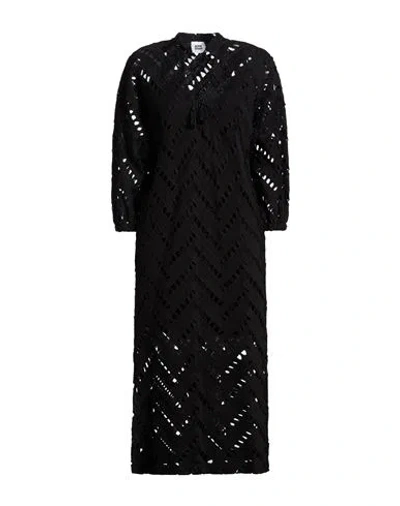 Alpha Studio Woman Maxi Dress Black Size 6 Cotton