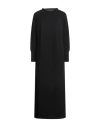 Alpha Studio Woman Maxi Dress Black Size 8 Merino Wool