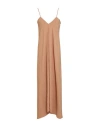 Alpha Studio Woman Maxi Dress Camel Size 6 Polyester In Neutral