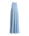 Alpha Studio Woman Maxi Dress Light Blue Size 6 Cotton, Elastane