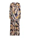 Alpha Studio Long Dresses In Yellow