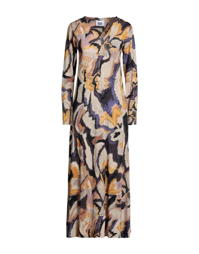 Alpha Studio Long Dresses In Yellow