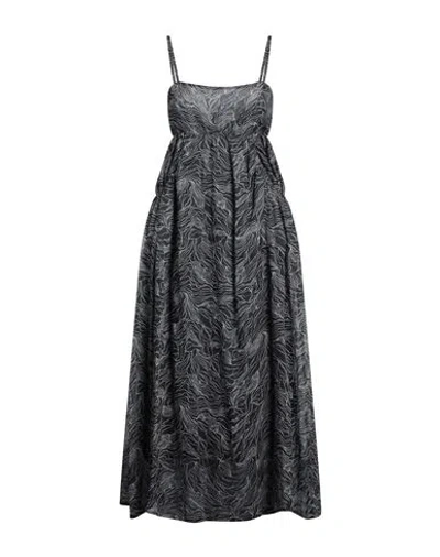 ALPHA STUDIO ALPHA STUDIO WOMAN MAXI DRESS MIDNIGHT BLUE SIZE 12 RAMIE