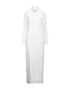 Alpha Studio Woman Maxi Dress Off White Size 2 Recycled Wool, Ecovero Viscose, Recycled Polyamide, R