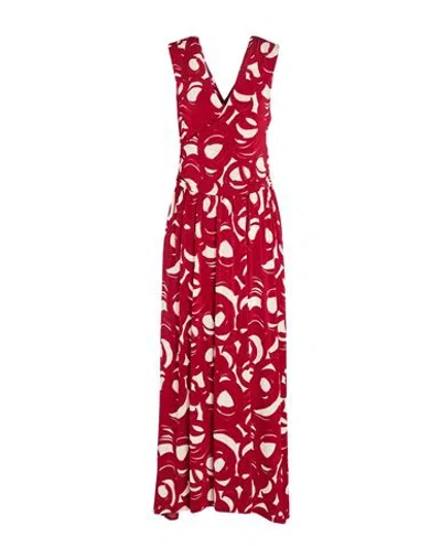 Alpha Studio Woman Maxi Dress Red Size 8 Viscose, Elastane