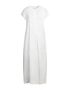 Alpha Studio Midi Dress In White
