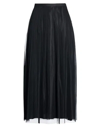 Alpha Studio Woman Maxi Skirt Black Size 12 Polyamide