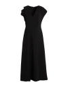 Alpha Studio Woman Midi Dress Black Size 12 Polyester, Elastane
