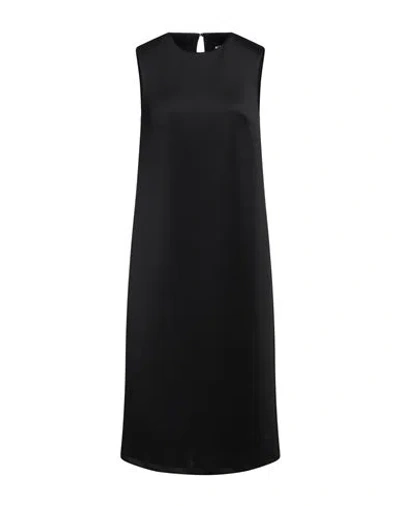 Alpha Studio Woman Midi Dress Black Size 4 Polyester, Elastane