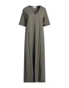 Alpha Studio Midi Dresses In Beige