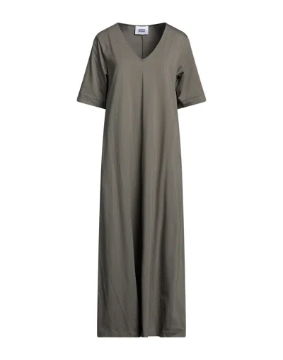 Alpha Studio Midi Dresses In Beige