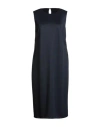 Alpha Studio Woman Midi Dress Midnight Blue Size 12 Polyester, Elastane