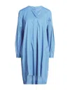Alpha Studio Midi Dresses In Blue