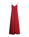 Alpha Studio Woman Midi Dress Red Size 8 Polyester In Red