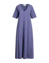 Alpha Studio Midi Dresses In Blue
