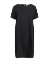 Alpha Studio Woman Mini Dress Black Size 10 Cotton, Elastane