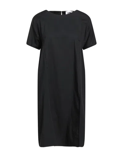 Alpha Studio Woman Mini Dress Black Size 10 Cotton, Elastane