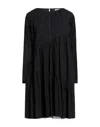 Alpha Studio Short Dresses In Black