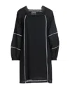 Alpha Studio Short Dresses In Black