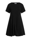 Alpha Studio Flare Panel A-line Dress In Black