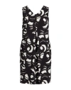 Alpha Studio Woman Mini Dress Black Size 8 Viscose, Elastane In Black