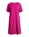 Alpha Studio Woman Mini Dress Mauve Size 6 Cotton, Elastane In Pink
