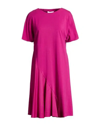 Alpha Studio Woman Mini Dress Mauve Size 6 Cotton, Elastane In Pink