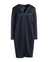 Alpha Studio Woman Mini Dress Midnight Blue Size 10 Polyester, Elastane