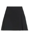 Alpha Studio Woman Mini Skirt Black Size 8 Polyester, Elastane In Black