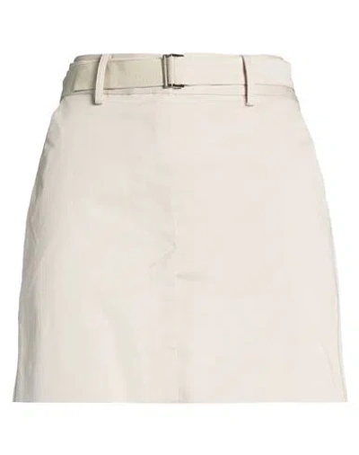 Alpha Studio Woman Mini Skirt Sand Size 6 Polyester, Cotton In Neutral