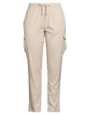Alpha Studio Woman Pants Beige Size 12 Polyester, Viscose, Elastane In Multi