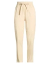 Alpha Studio Woman Pants Beige Size 4 Cotton, Elastane In Brown
