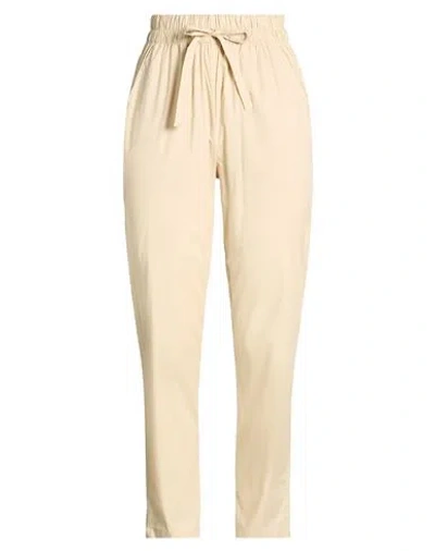Alpha Studio Woman Pants Beige Size 4 Cotton, Elastane In Brown